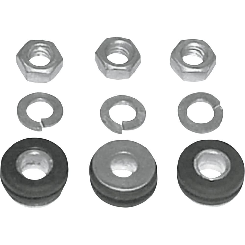 Voltage Regulator Mounting Kit — Charge and Voltage Regulator, silver