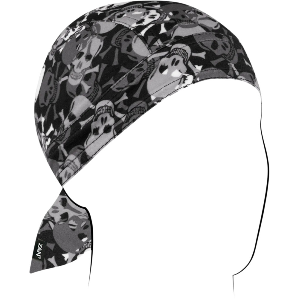 Pañuelo Flydanna® SportFlex® — Talla única, negro, gris claro