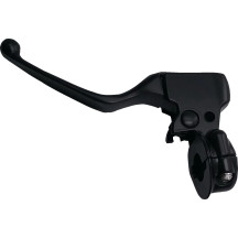 Conjunto de palanca de embrague — 25.4 mm (1") de sujeción, negro mate, para ABS