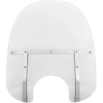 Parabrisas Memphis Fats — 48.5 cm (19"), recorte de faro 18 cm (7")