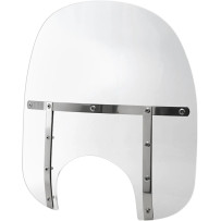 Parabrisas Memphis Fats — 43 cm (17") de alto, 56 cm (22") de ancho, 23 cm (9") de abertura para faro