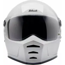 Casco Lane Splitter 22.06 — Talla M, Integral, Blanco brillo