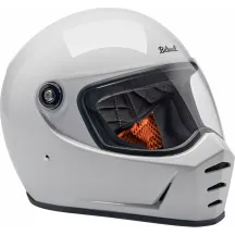 Casco Lane Splitter 22.06 — Talla M, Integral, Blanco brillo
