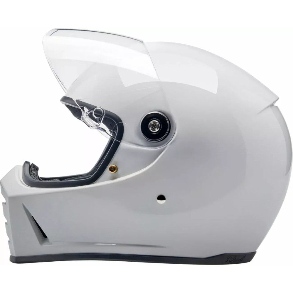Lane Splitter 22.06 Casco — Talla L, Blanco brillante