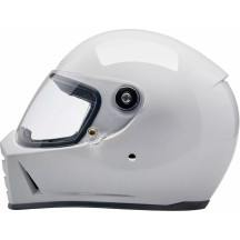 Lane Splitter 22.06 Casco — Talla L, Blanco brillante