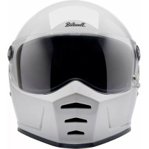 Lane Splitter 22.06 Casco — Talla L, Blanco brillante