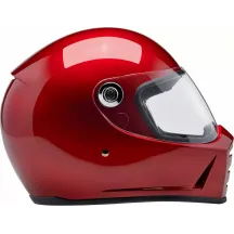 Lane Splitter 22.06 Casco — Talla S, Integral, rojo cereza metálico
