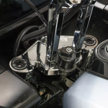 Top Tree — Chrome, 1.35 in closer riser, fits up to 15 in total riser/bar height