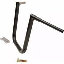 Manillar Grande Twin Peaks Touring 1-1/2" — 16" de altura, 6" de retroceso, 35-1/2" de ancho, negro brillante