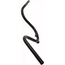 Handlebar Jackrabbit B — 72.5 cm (28-1/2"), 25.5 cm rise, 25.4 mm diameter, Black