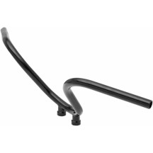 Handlebar Jackrabbit B — 72.5 cm (28-1/2"), 25.5 cm rise, 25.4 mm diameter, Black
