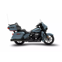 Silenciadores Slip-On de 4.5 in para Harley-Davidson Grand American Touring — 4.5 in, 2 silenciadores, negro mate, 2021–2024 114