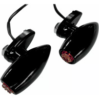 Placas adaptadoras para luces montadas en riel lateral — montaje lateral, negro, par