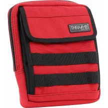 Bolsa para manillar Slim — 9" x 8" x 2", rojo