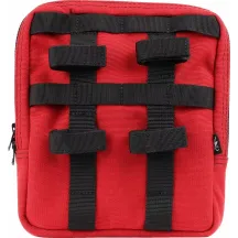 Bolsa para manillar Slim — 9" x 8" x 2", rojo
