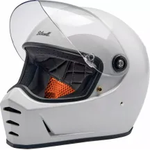 Lane Splitter 22.06 Casco — Talla L, Blanco brillante