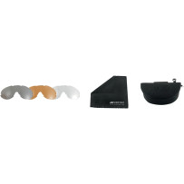 Gafas Phoenix — Montura grande, 165 mm de ancho, para usar sobre gafas, Negro