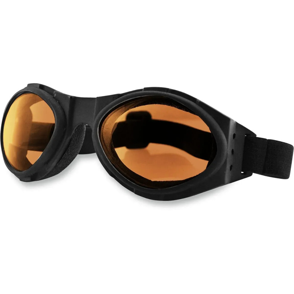 Gafas Bugeye — Montura grande, 154 mm, negro mate, lente 60 mm
