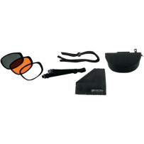Gafas convertibles Sport & Street 2 — Marco grande, 157 mm de ancho, lentes 58×40 mm, puente 20 mm, negro mate