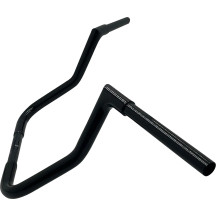 Manillar plano EZ Install de 1-1/4" — 1-1/4" dia, abrazadera 1", 15-1/2" centro, negro