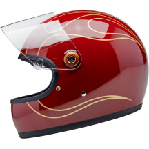 Casco Gringo S — M, integral, Rojo granate brillante