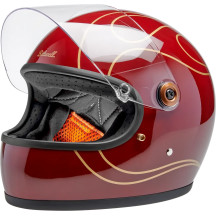 Casco Gringo S — M, integral, Rojo granate brillante