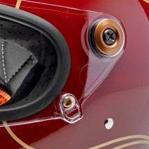 Casco Gringo S — M, integral, Rojo granate brillante