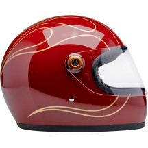 Casco Gringo S — M, integral, Rojo granate brillante