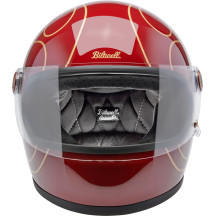 Casco Gringo S — M, integral, Rojo granate brillante