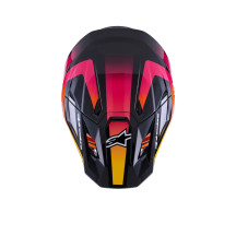 SM7 Rise Helmet — XL, Black, Pink, Yellow gloss