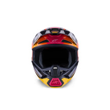SM7 Rise Helmet — XL, Black, Pink, Yellow gloss
