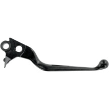 Palanca de freno de recambio de pala ancha ranurada — accionamiento hidráulico, negro mate, aluminio