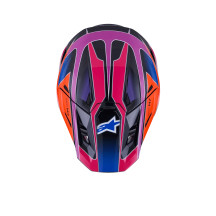 Casco SM7 Fuse — Talla M, azul brillo