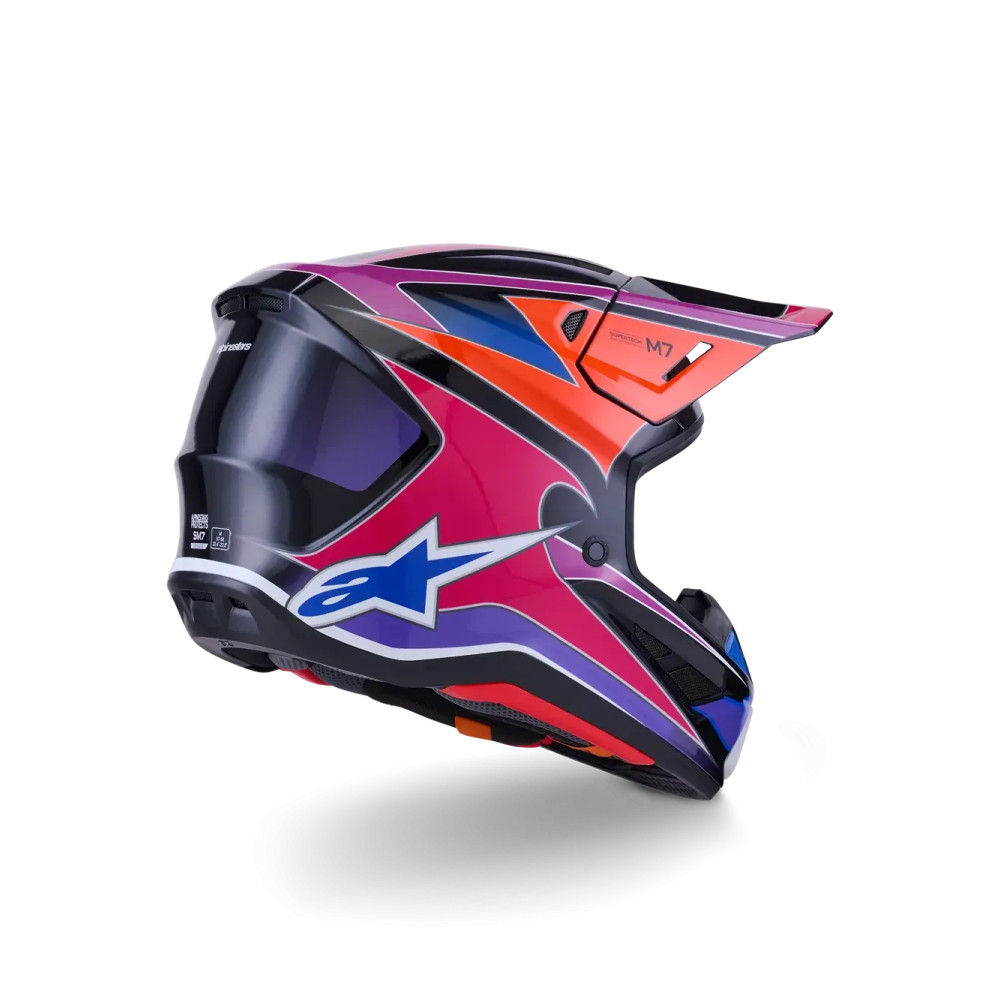 SM7 Fuse Helmet — XL, Blue gloss
