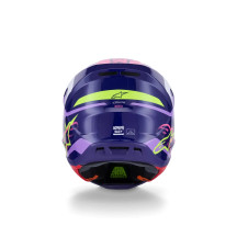 Casco SM7 Deed — Talla L, púrpura brillante