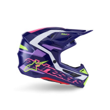 Casco SM7 Deed — 2XL, morado brillo