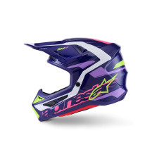 Casco SM7 Deed — 2XL, morado brillo