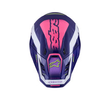 Casco SM7 Deed — 2XL, morado brillo