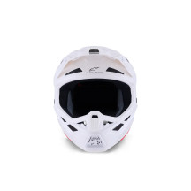 Casco SM7 — L, blanco brillo, Off-road