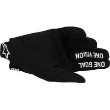 Guantes Radar Pro — XL, MX, Negro, Blanco