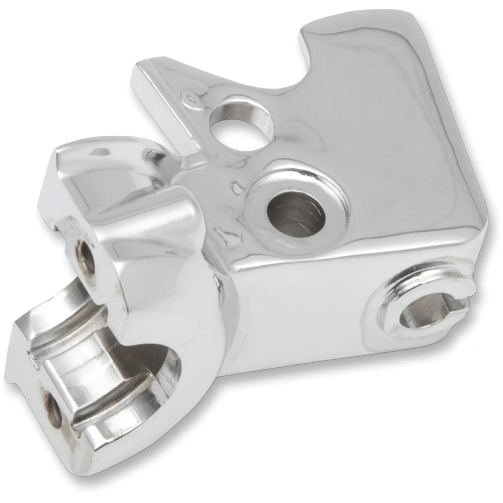 Clutch Lever Bracket — Left, Chrome