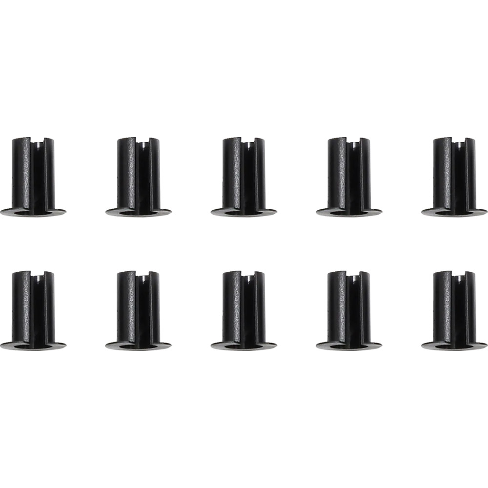 Buje de pasador de pivote — Paquete de 10, Negro