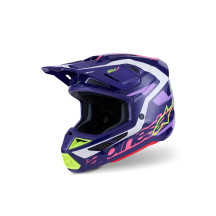 Casco SM7 Deed — Talla L, púrpura brillante