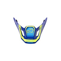 S-M7 Deed Helmet Visor — One Size, Blue, Yellow