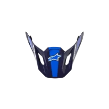 Visera para casco S-M7 Rise — Talla única, azul/blanco