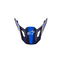 S-M7 Rise Helmet Visor — One Size, Blue/White