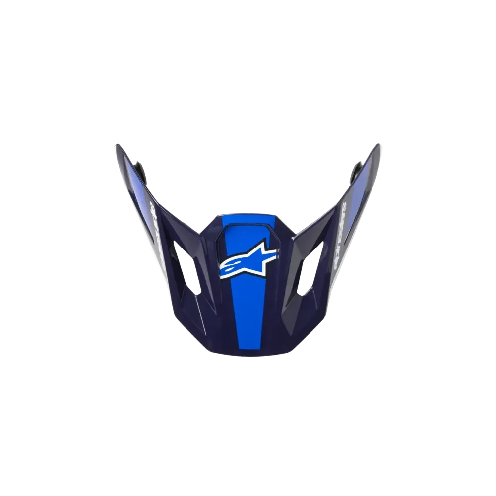 Visera para casco S-M7 Rise — Talla única, azul/blanco