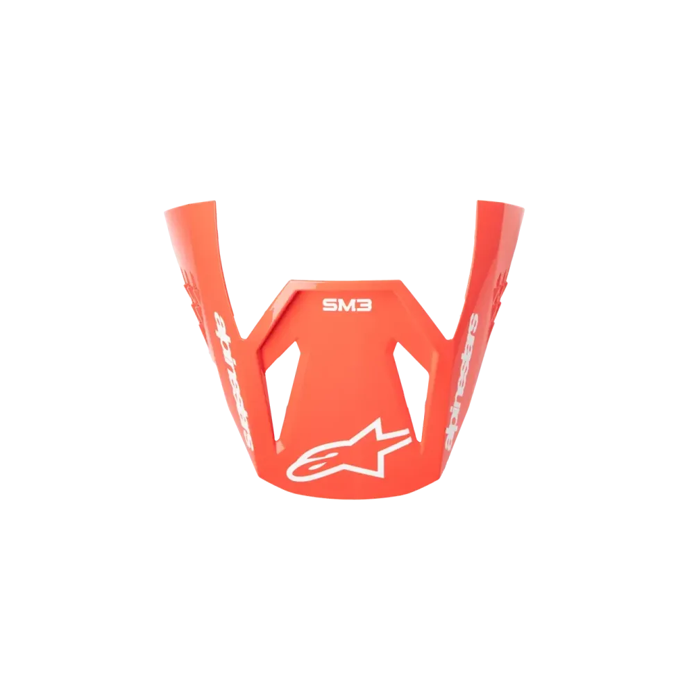 Visera para casco S-M3 Radium — Talla única, Off-road, negro, rojo, blanco