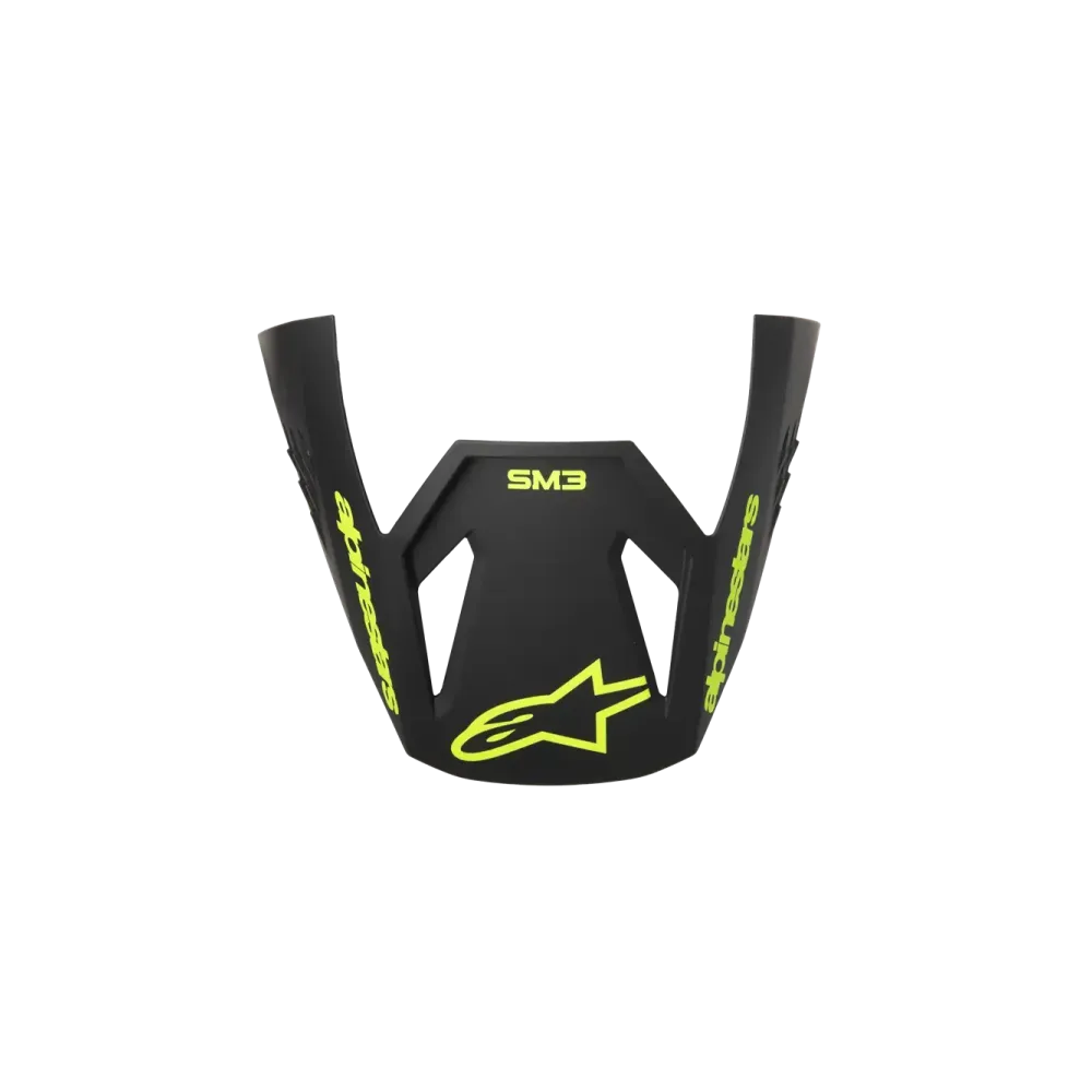 Visera para casco S-M3 Radium — Talla única, Negro/Gris/Amarillo