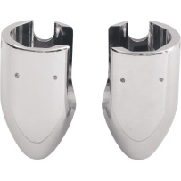 Tapón de eje Bullet — 25 mm (1"), delantero, cromo pulido